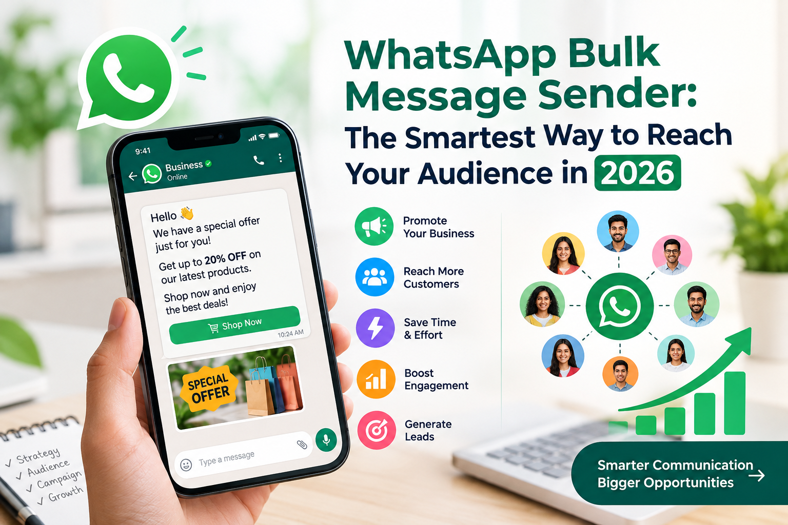 WhatsApp Bulk Message Sender for business marketing in 2026
